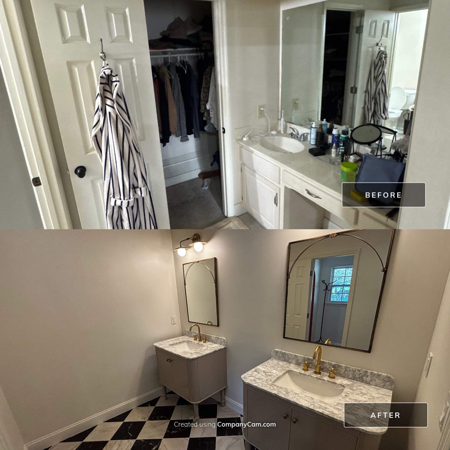 Master bathroom renovation by Prudencio