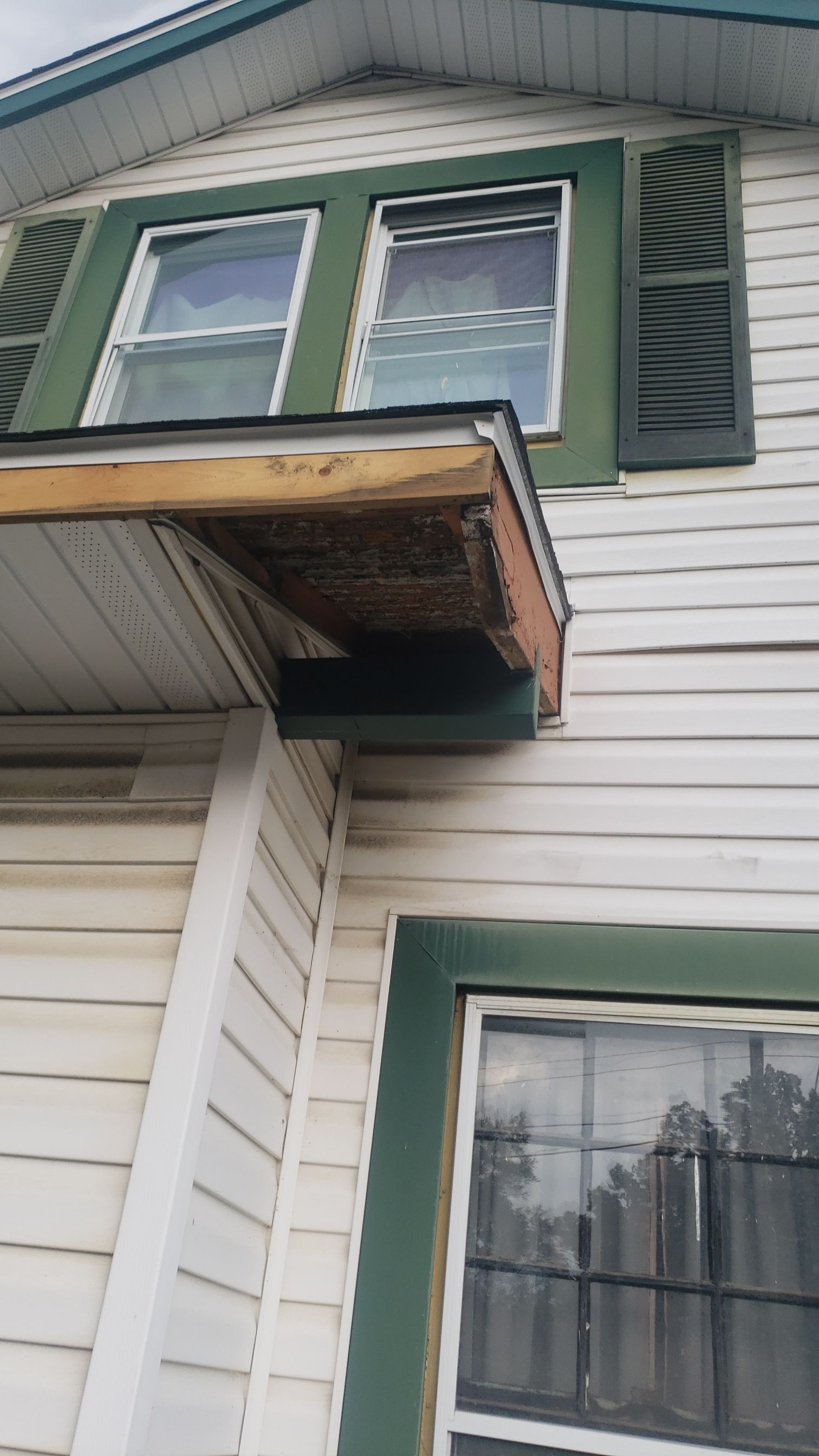 ATLAS PINNACLE COLOR: COASTAL GRANITE DRIP EDGE: WHITE by Eagle Eye Roofing