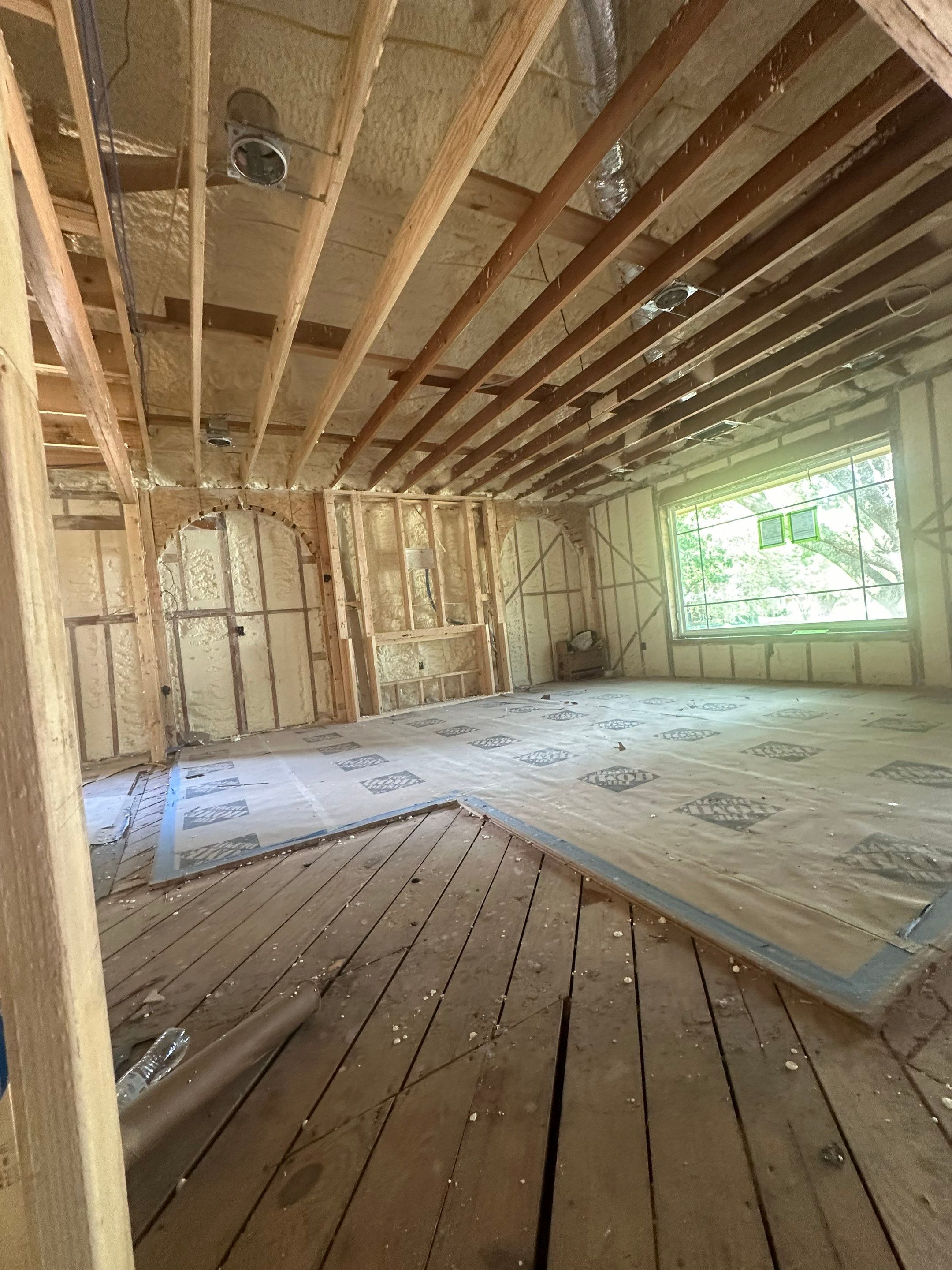 Full encapsulation open cell foam  by Apex Insulation Solutions