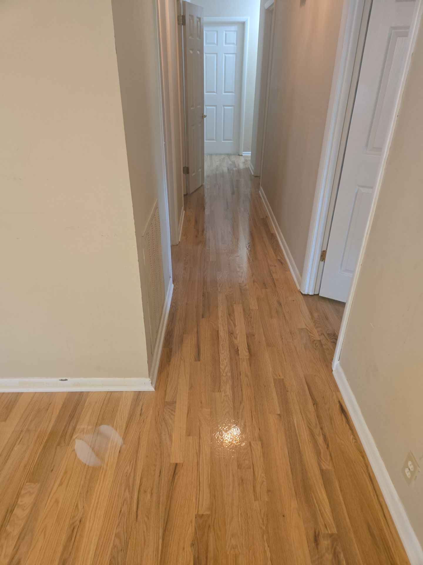 Natural Satin Refinish  by Footprints Floors of Nashville