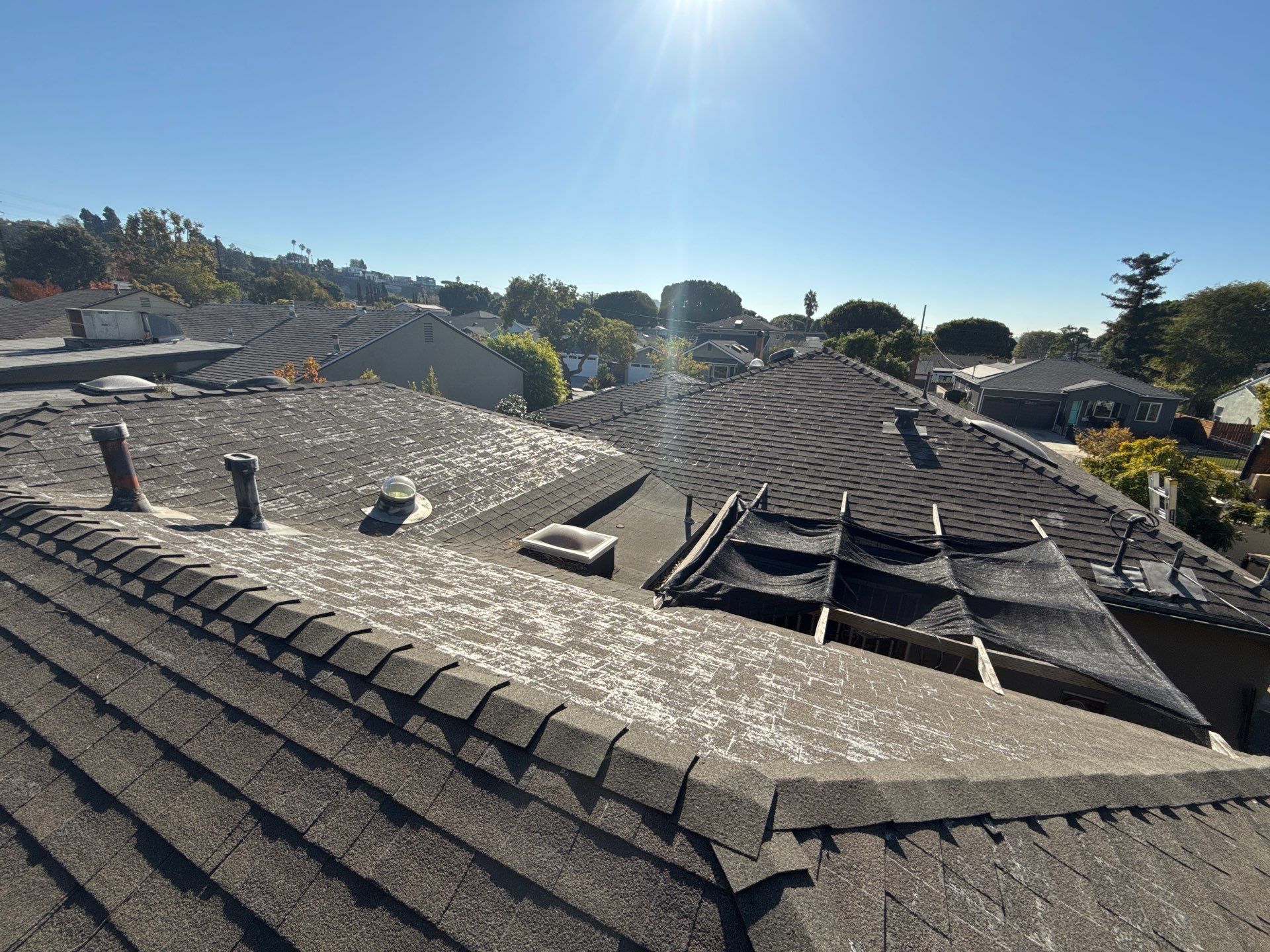 Residential Roofing Installation using Owens Corning Duration Cool Shingles by Hull Brothers Roofing