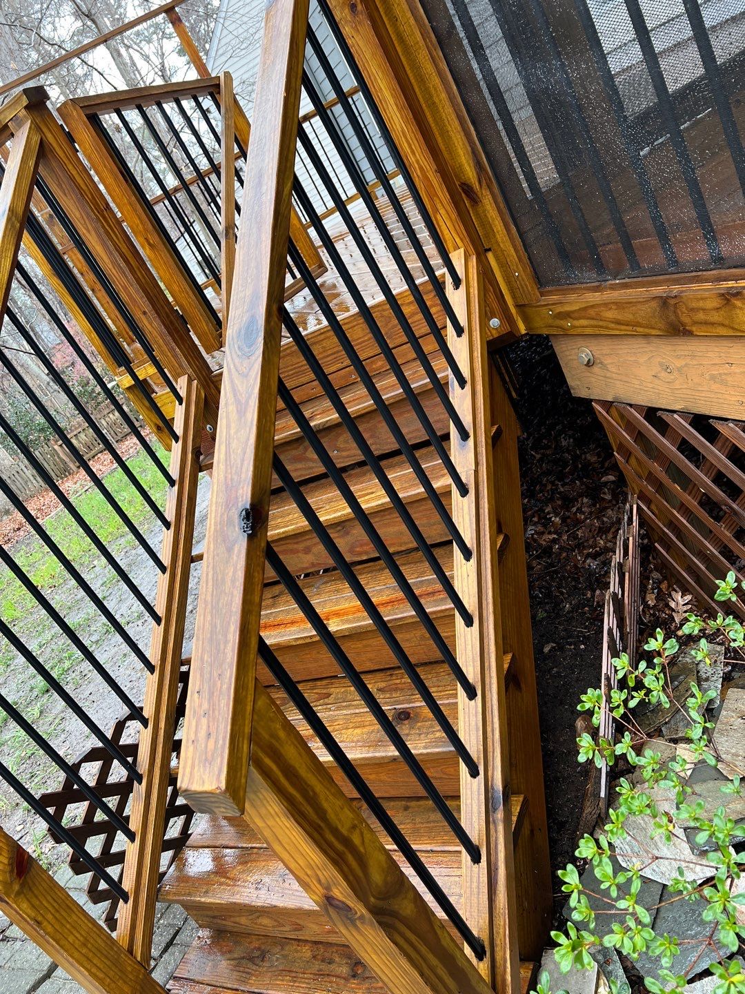 Coated Deck using Wood Sealant by DuraSeal