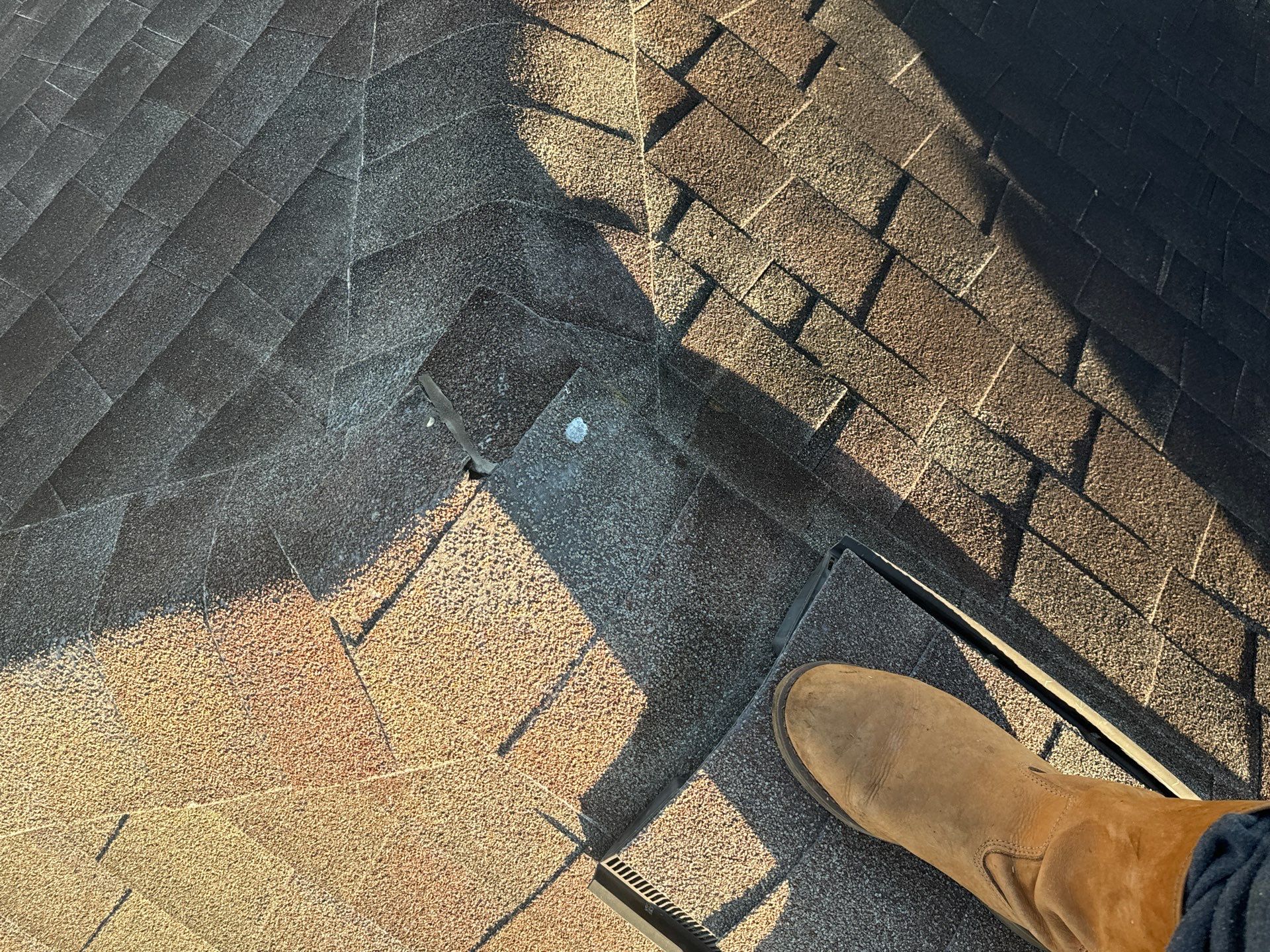 Hail Damage using Owen's Corning Duration (Lifetime) Shingles by Roof Repair Company
