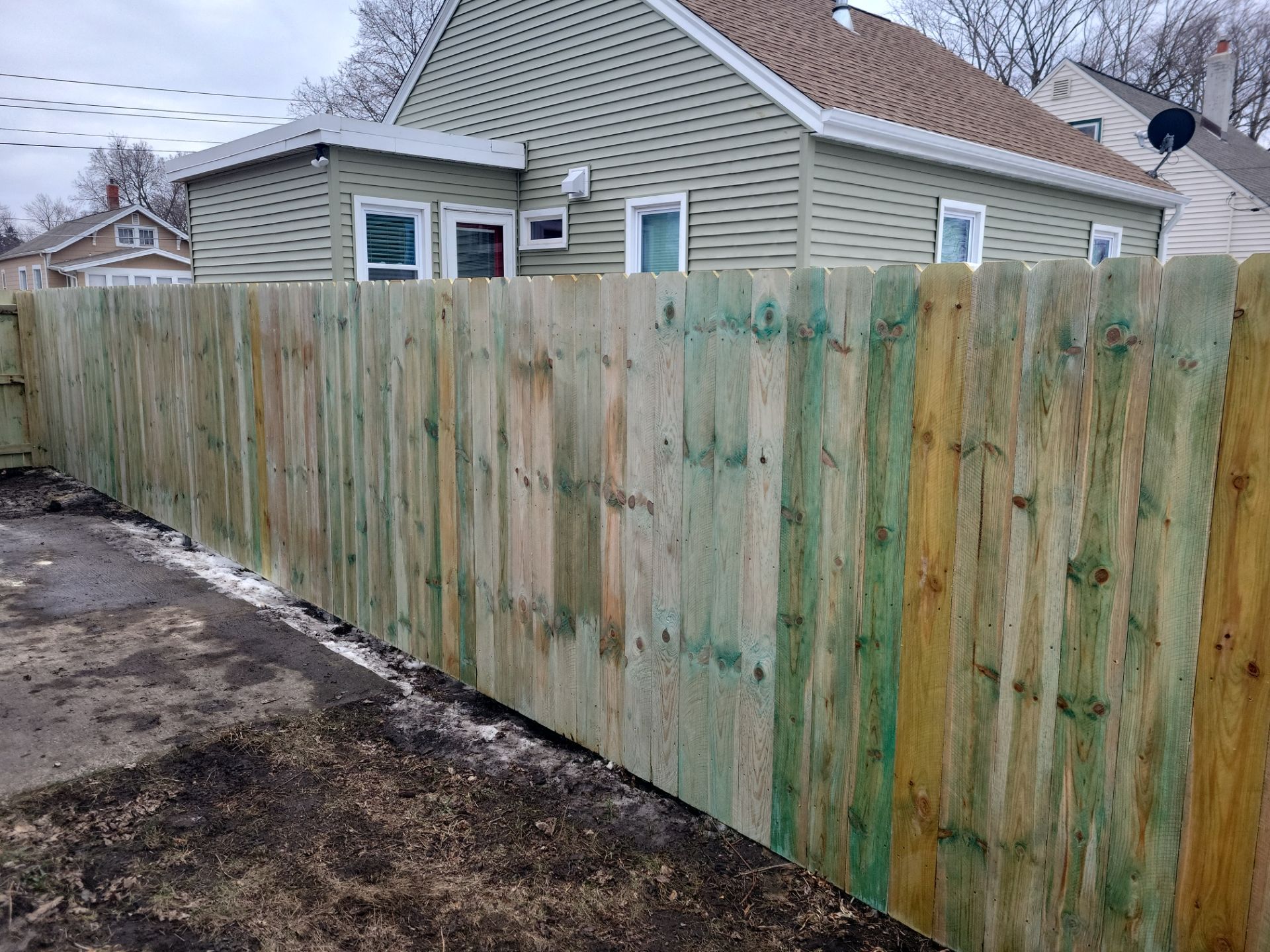 Wood Privacy Fence Installation and Replacement in Waterloo by Perfect Picket Fence and Stain