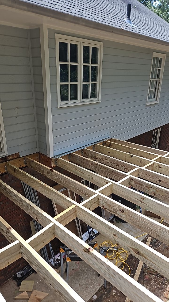 South Trace Lane - Deck Installation and Chimney Repair by Pillar and Pine