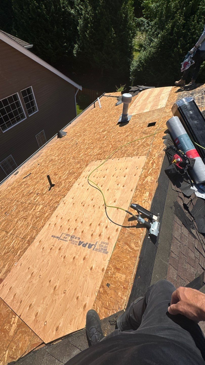 Residential Roofing Installation using GAF UHDZ Shingles by Roofing Formula LLC