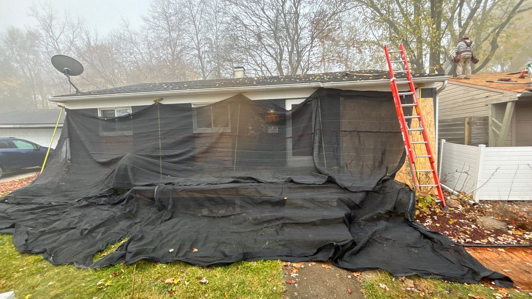Roof Replacement using CertainTeed Landmark Driftwood by 180 Contractors