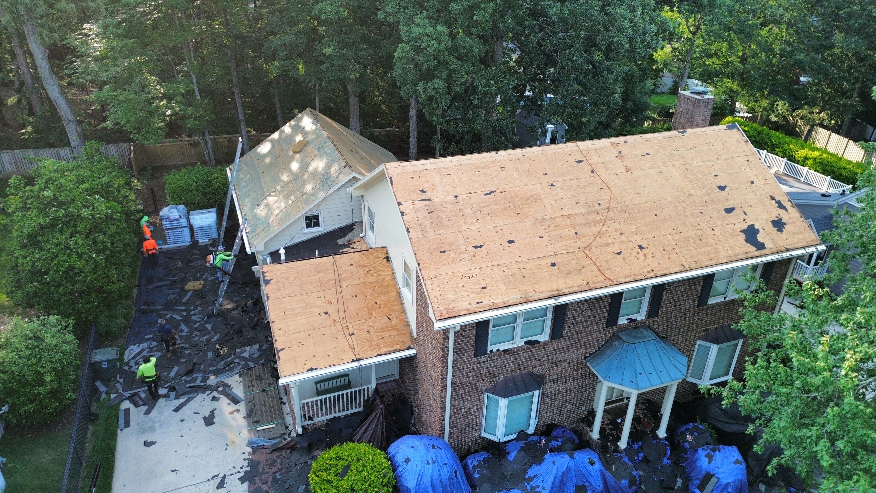 roofing project in Greensboro  by Skywalker Roofing LLC