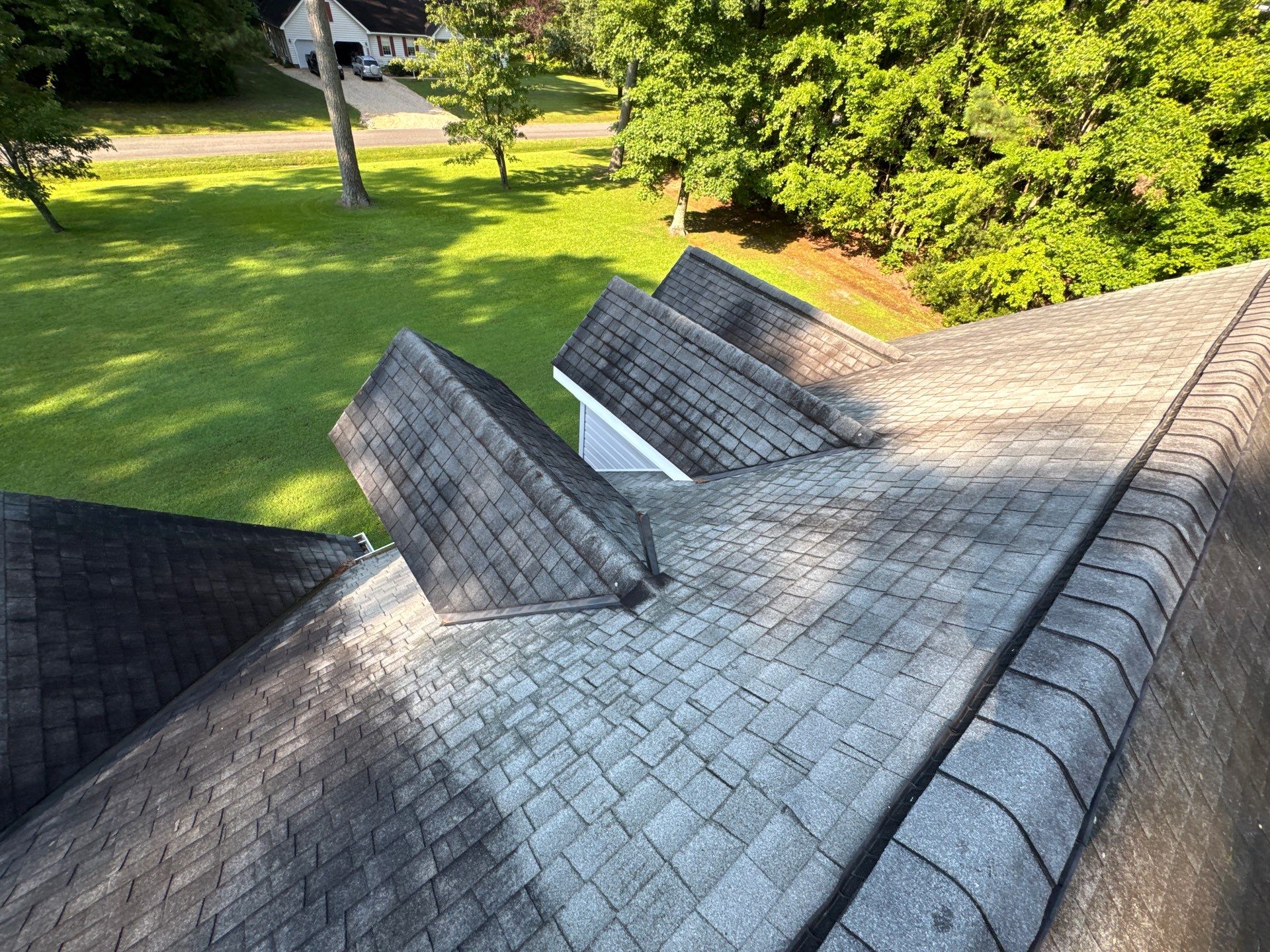 Architectural Shingle Roof Replacement for Multi-Gabled Home in Mathews by Cade Construction