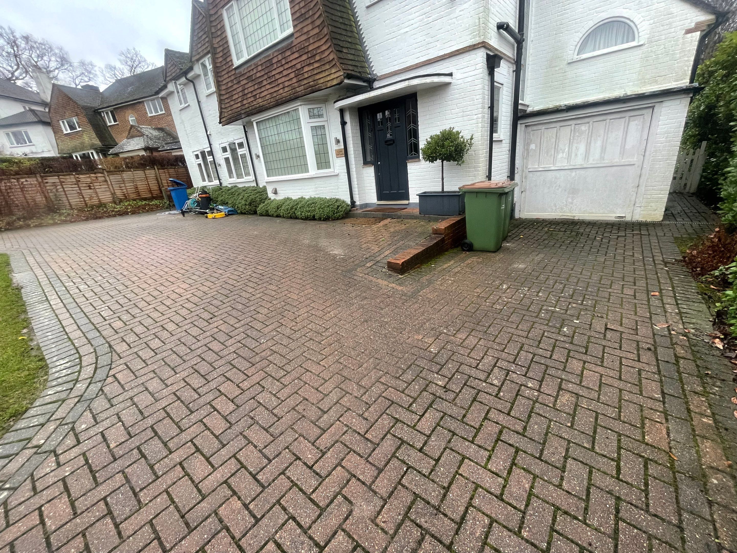 Driveway Clean using honda 21 ltr/min by Ges Exterior Cleaning ltd