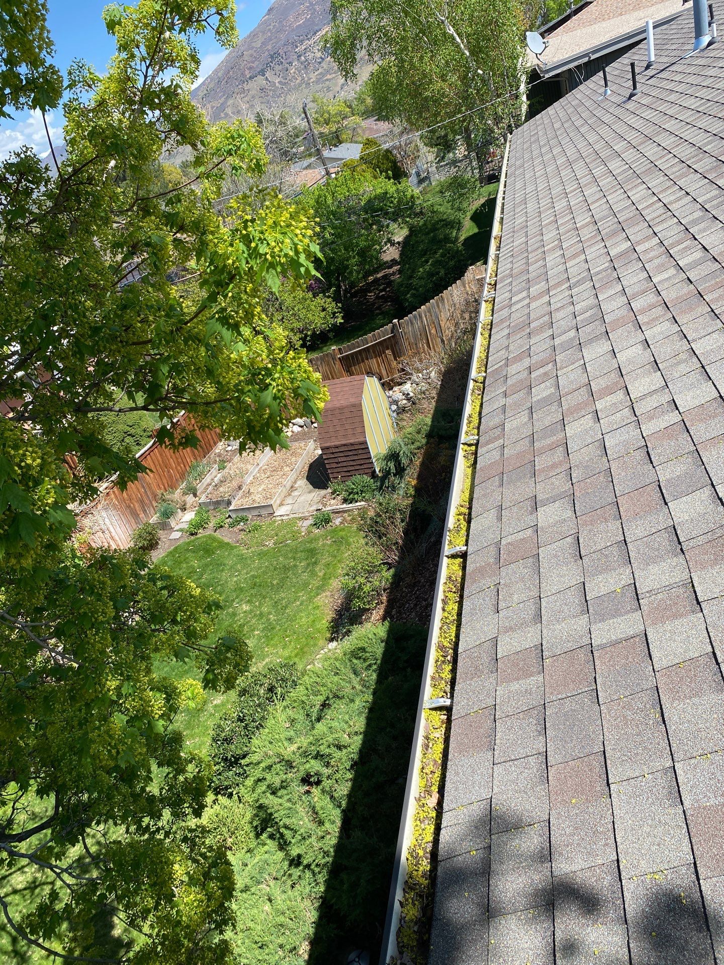 Project in Cotton Wood Heights by Emerald Gotcha Gutters 