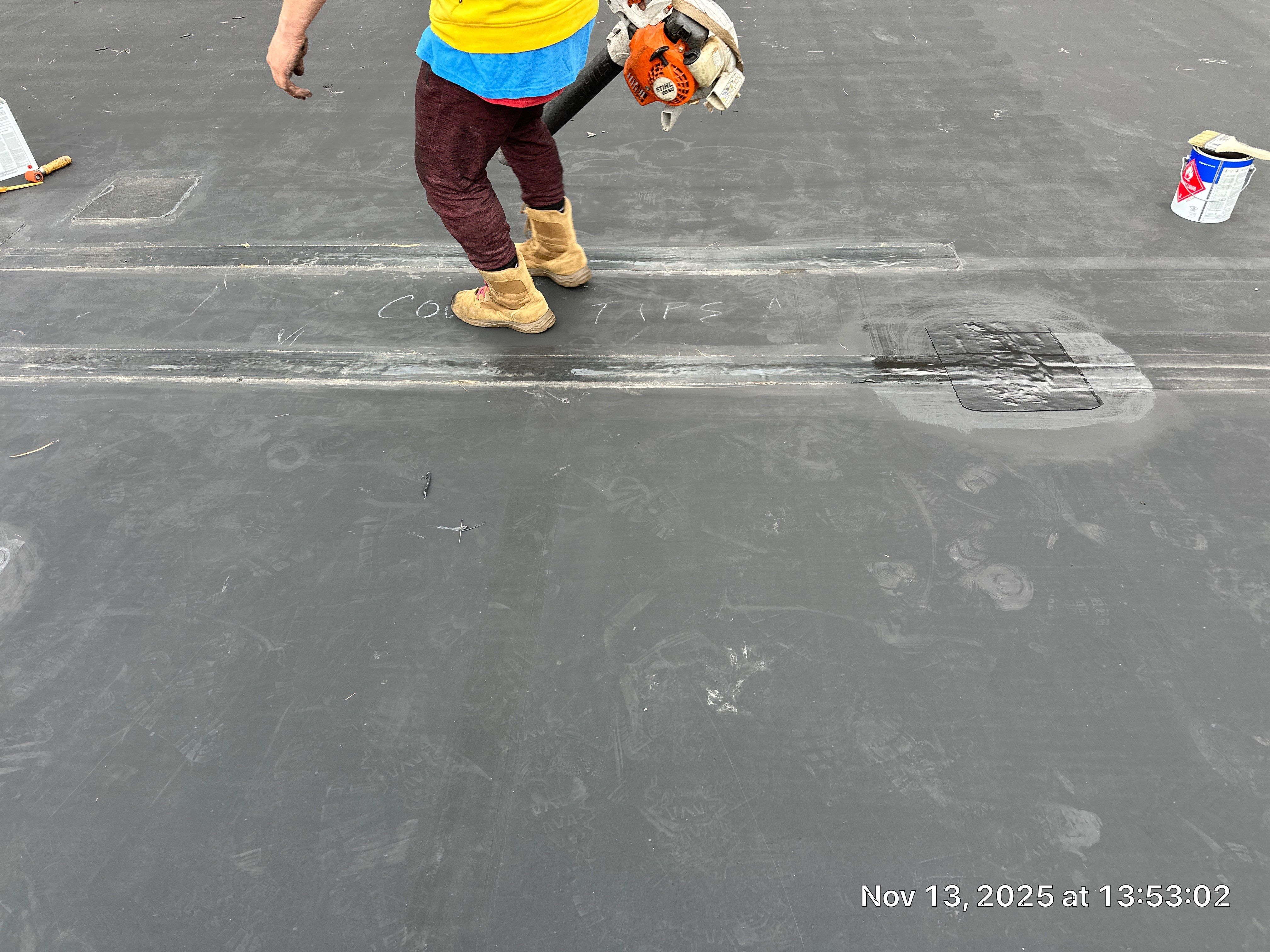 Acton EPDM Roof Edge Reconstruction with Tapered Insulation System by Mighty Dog Roofing of Greater Middlesex County