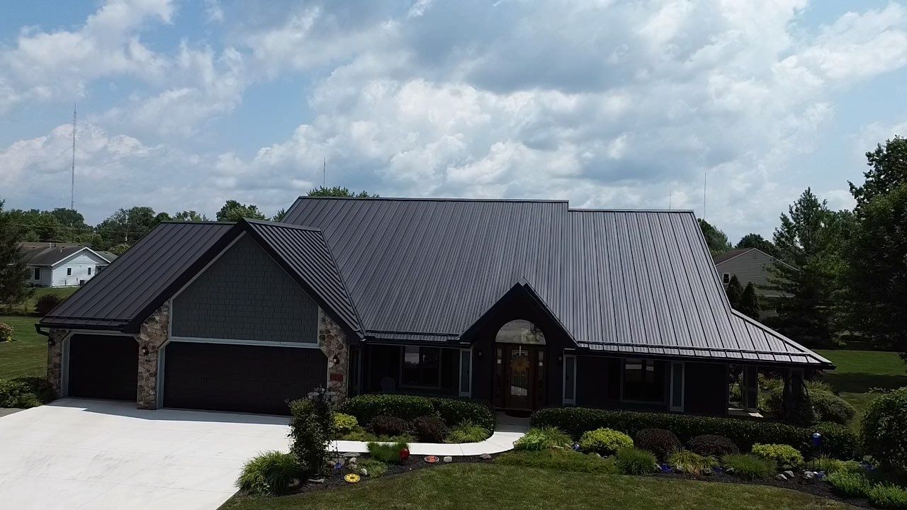 Standing Seam Project in Fort Wayne, IN by 4Ever Metal Roofing