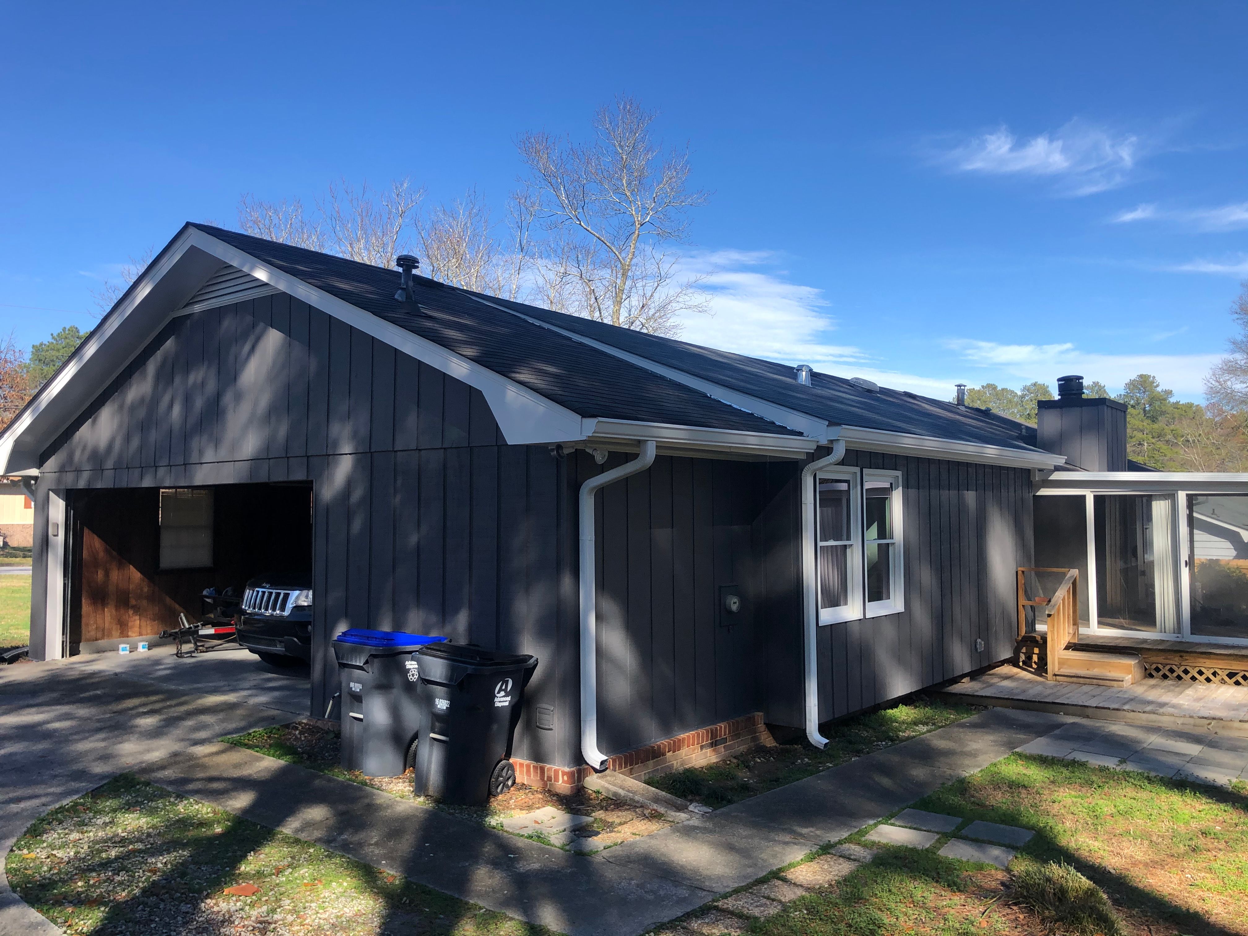 Full Exterior House Painting Transformation in Snellville Georgia by Swift Home Renovations 