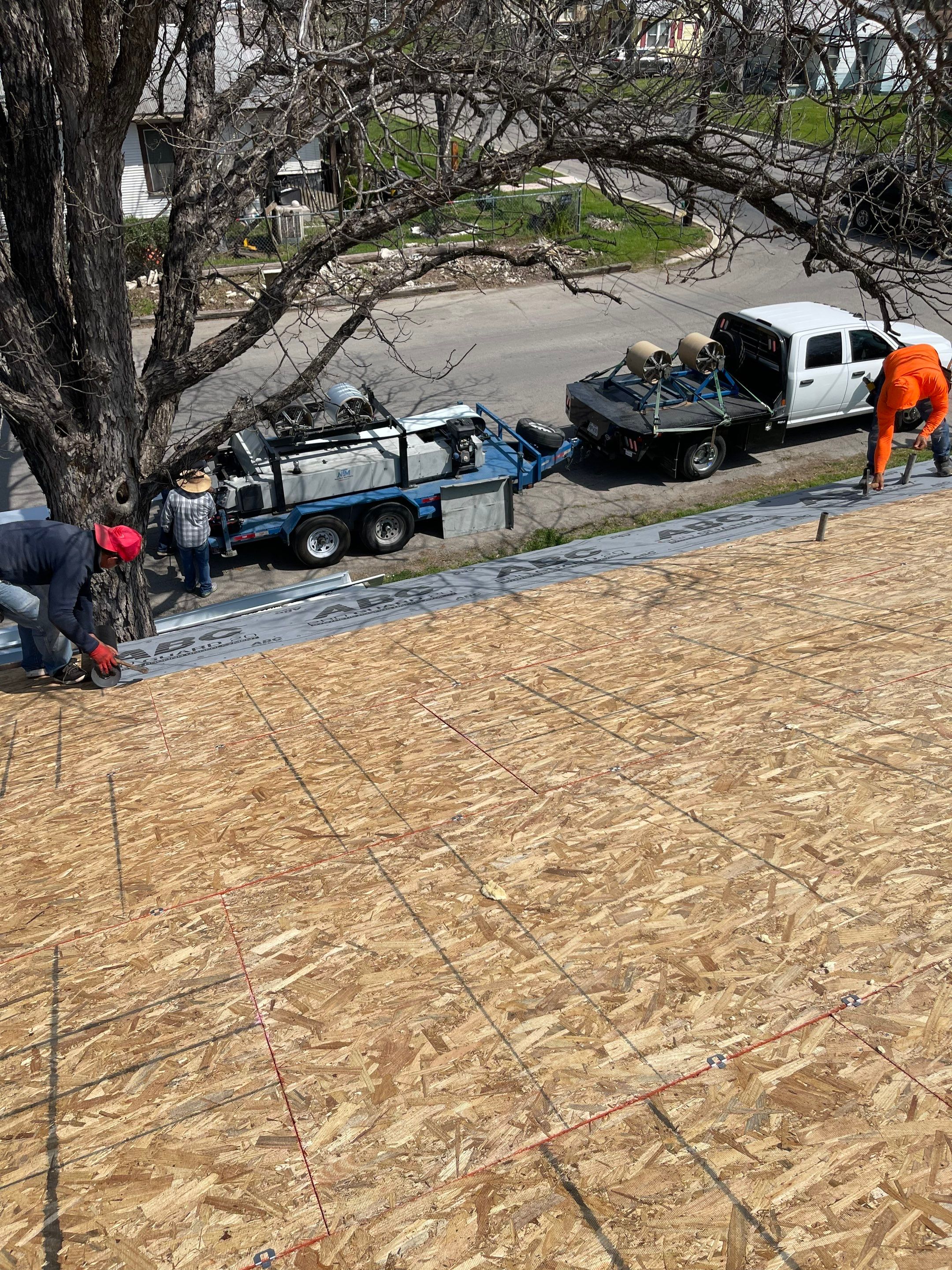 Residential Metal Roof Installation using McElroy Metal by Premier Roofing and Contracting