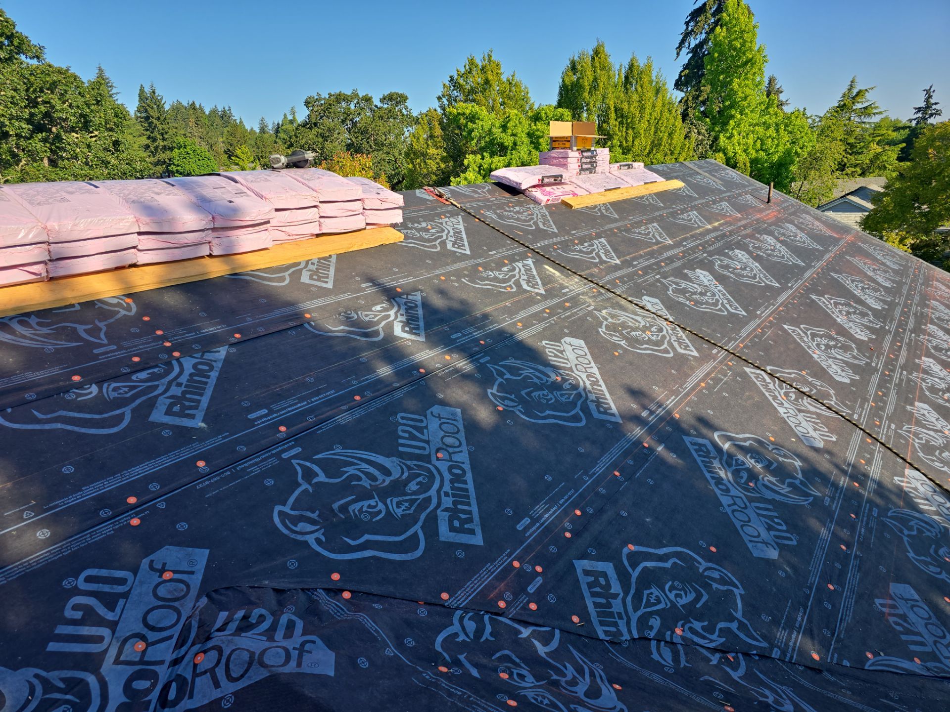 Residential Reroof using Owens Corning Duration Shingles in the color Brownwood. by BEST Roofing & Waterproofing