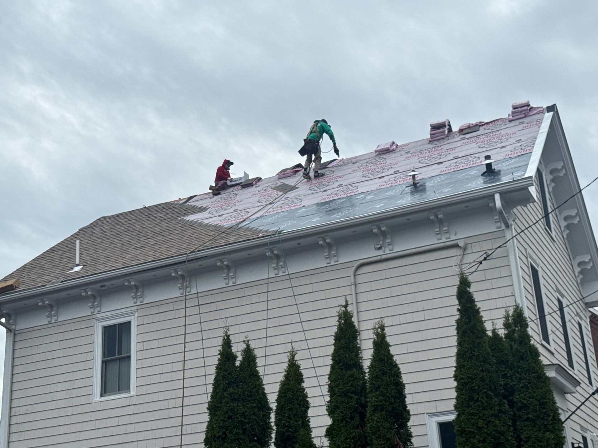 Newburyport Complete Roof Replacement with Solar Venting Skylight by Mighty Dog Roofing of Greater Middlesex County