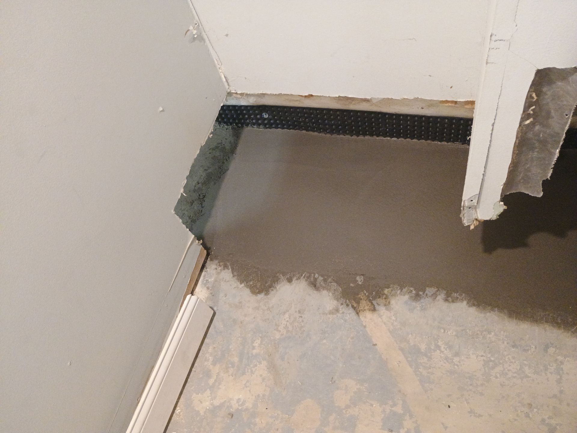 Interior Drain Tile Installation in South Minneapolis by Waterproofing Northeast