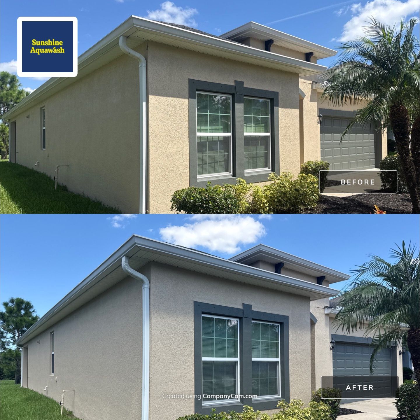 🏡 Full Exterior Cleaning – Old Mill Preserve, Palmetto, FL by Sunshine AquaWash