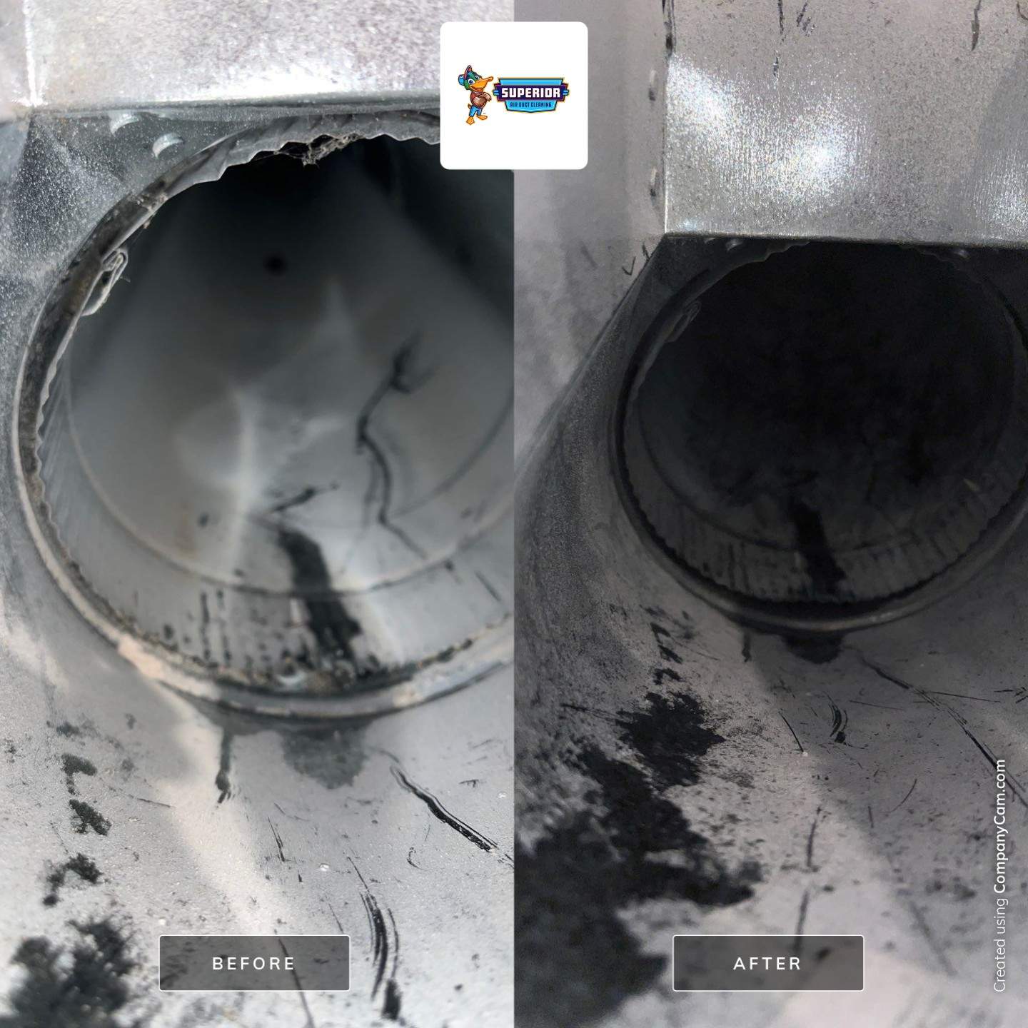 Air Duct Cleaning With a Vacuum Truck in Columbiana, OH by Superior Air Duct Cleaning