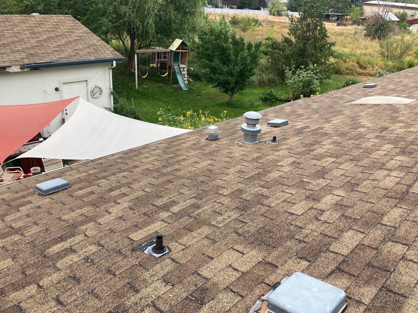 Boise ID., Residential Roofing Installation using Owens Corning Duration in Harbor Blue by ID Roofing LLC