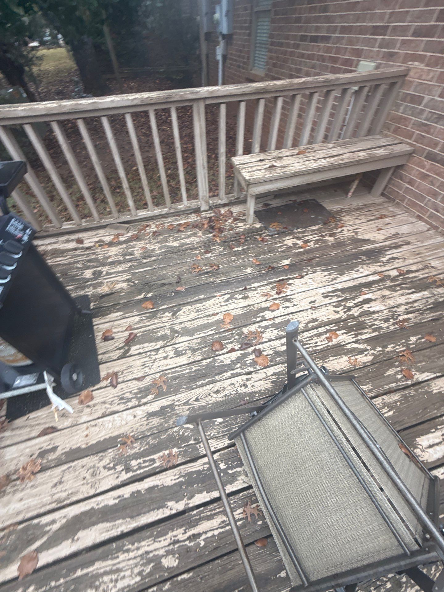 deck removal  by McCann's Roofing and Construction