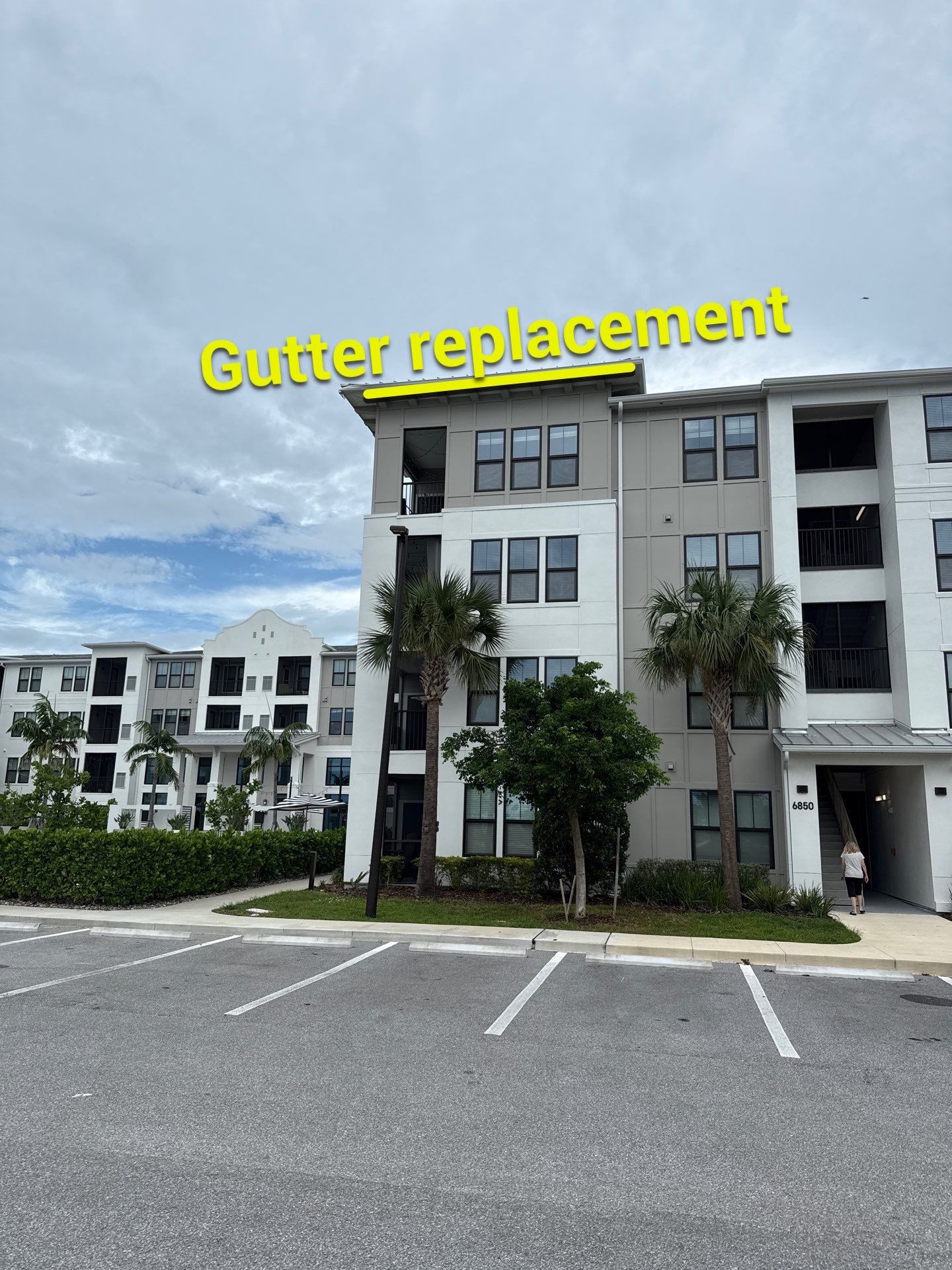 Replace gutter using gutter installation in Bradenton FL by Gutter Professors