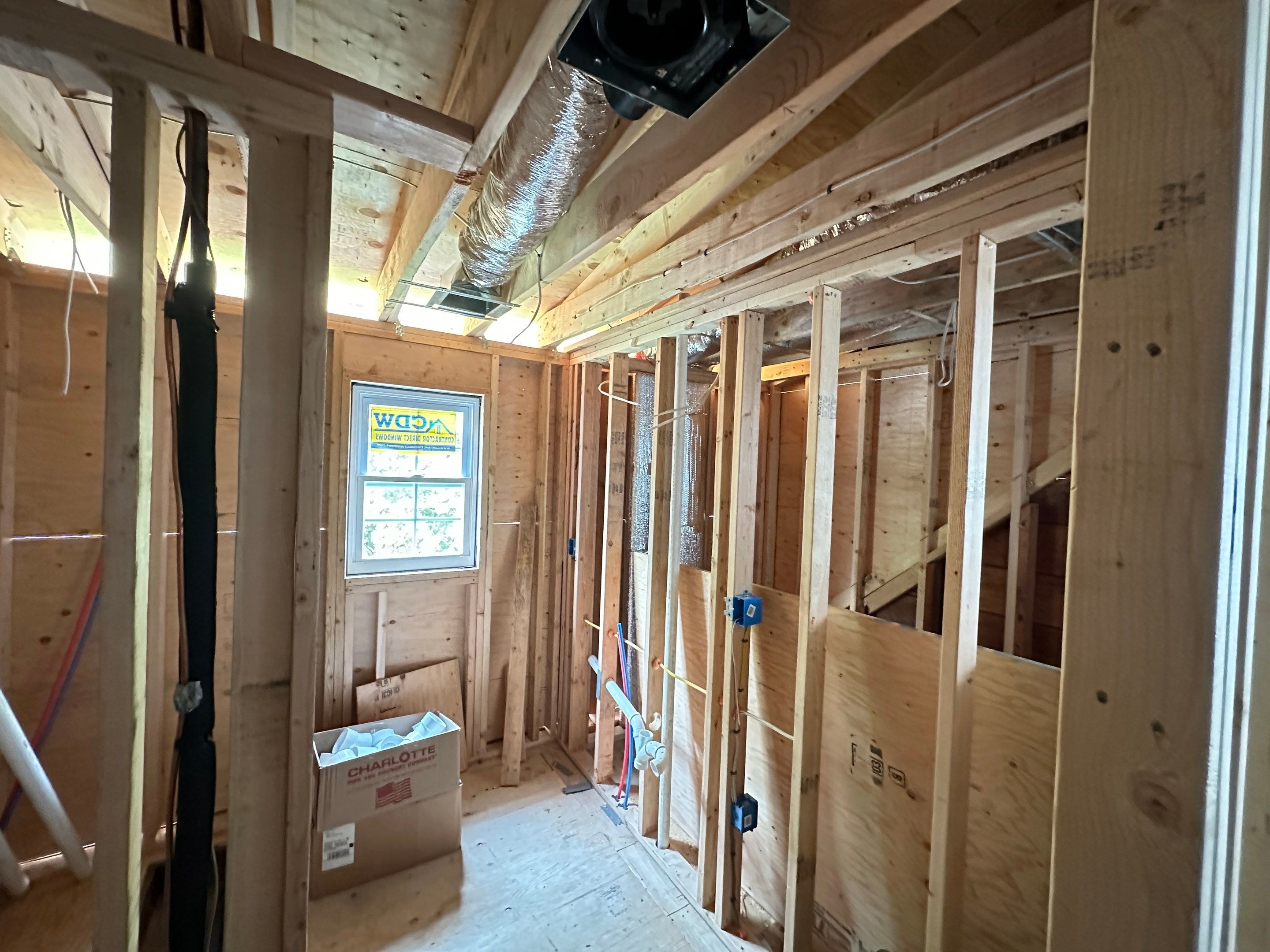 Bathroom Addition using Wood by Home Concepts Construction