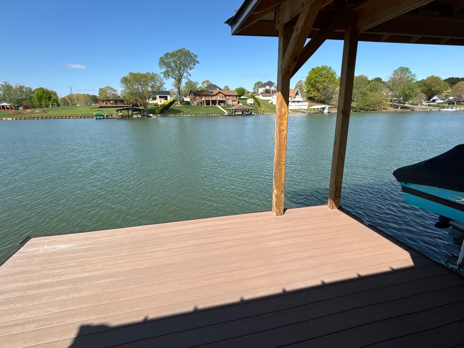 Dock using Wood Sealant by DuraSeal