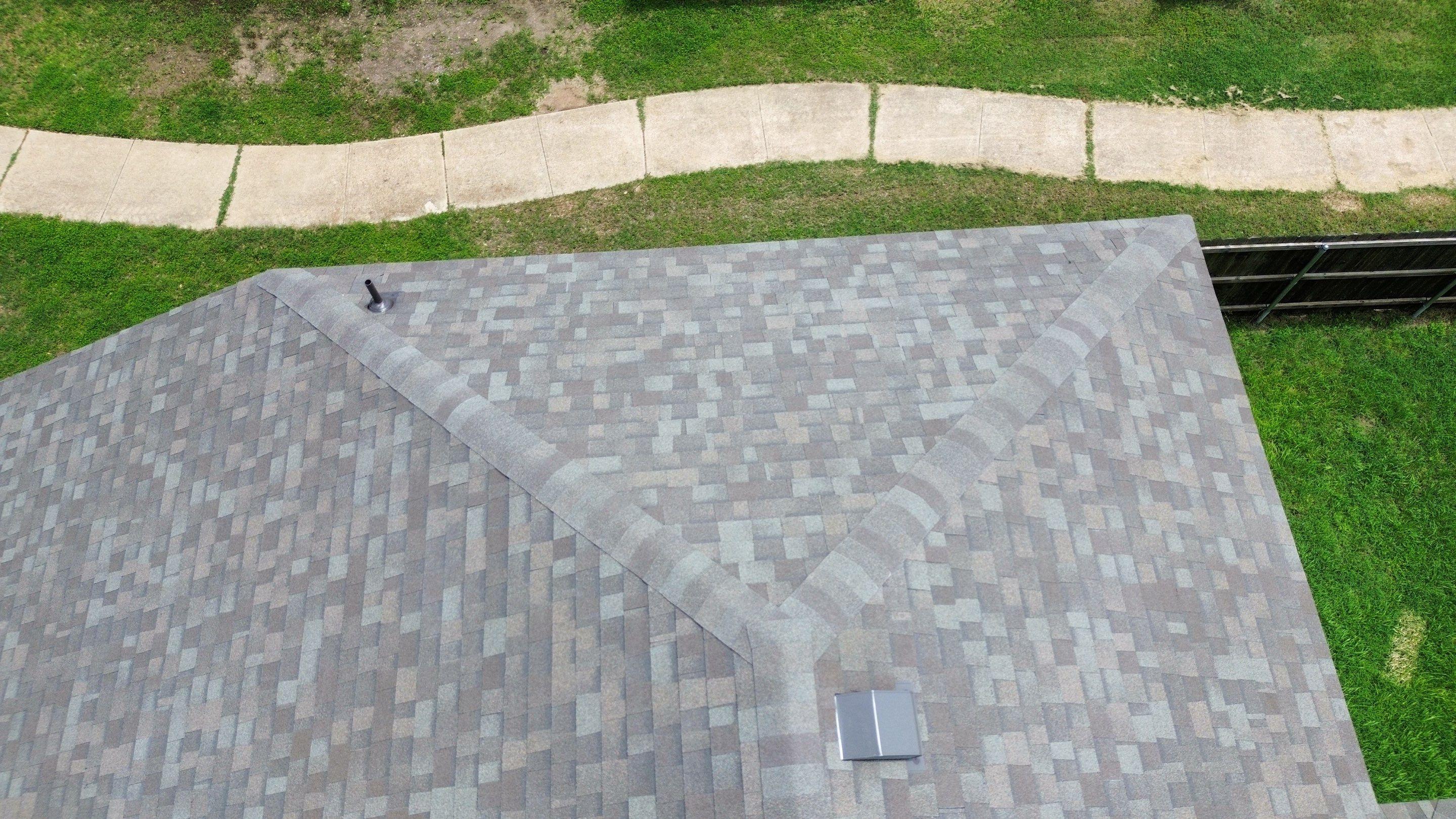 Roof Replacement & Chimney Cricket Upgrade in Cedar Park, TX by Kstylez Roofing & Construction