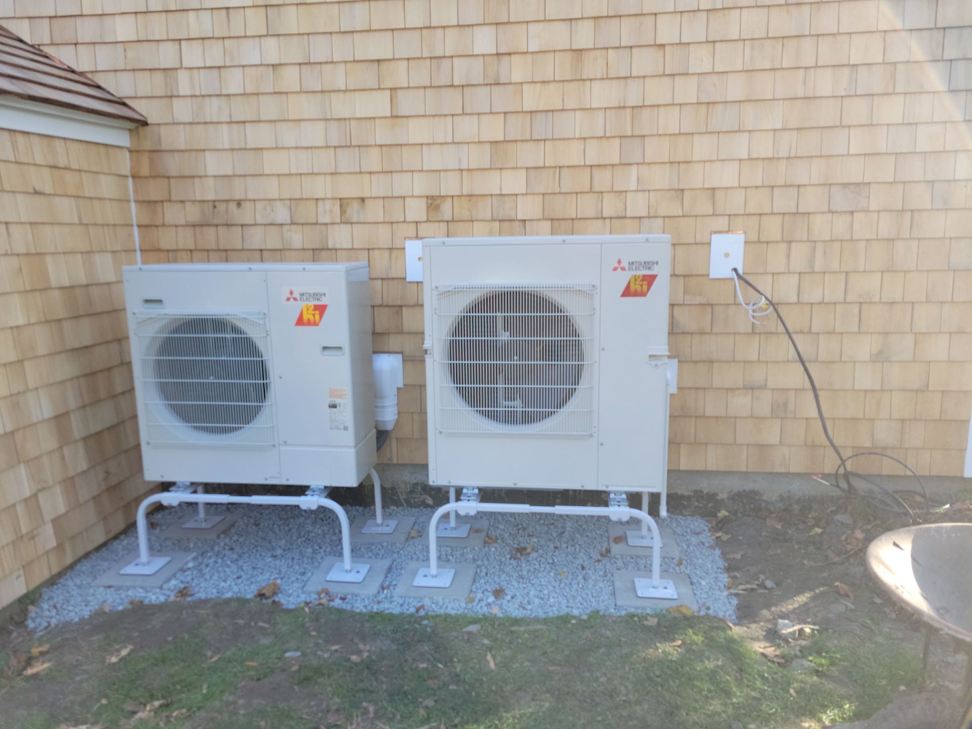 New Construction HVAC Installation using Mitsubishi by Ocean State Air Solutions