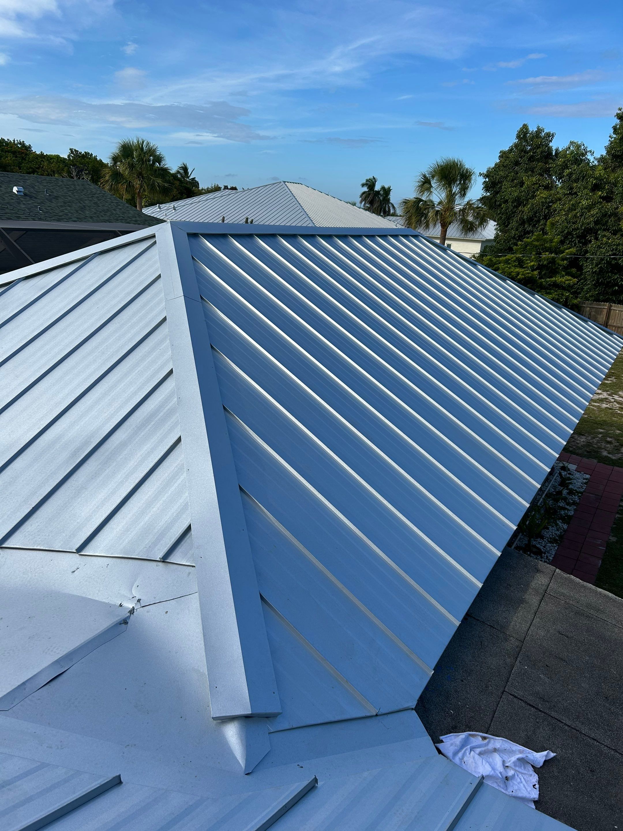24ga 1" Nail-Strip Mill Finish by Total Roofing System The Metal Roof Experts