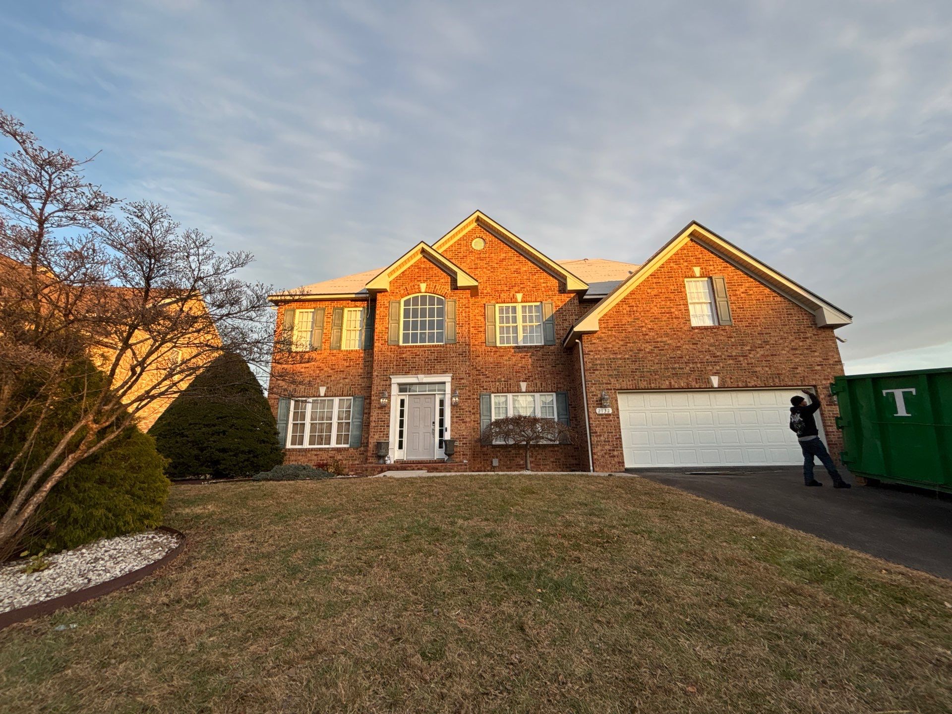 Winter Tesla Solar Roof Installation! by American Home Contractors