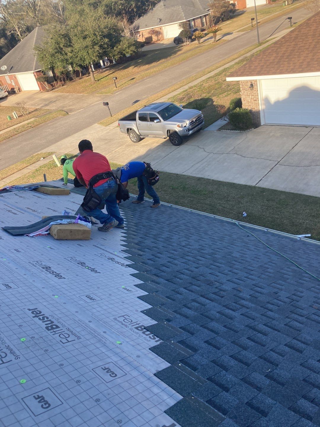 Residential Roofing Installation using Roof Replacement by American Roofing & Construction LLC