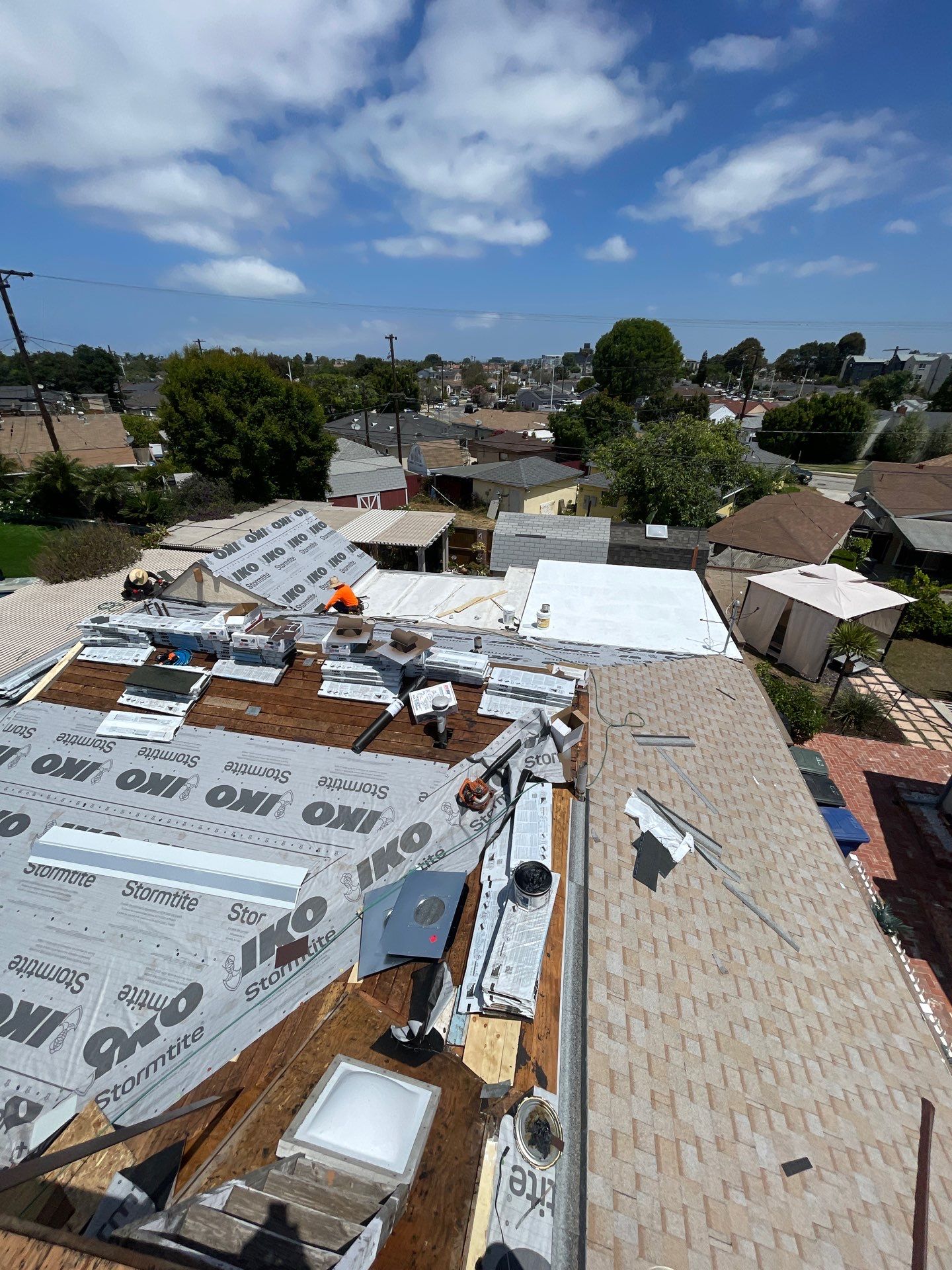 Architectural Shingle Roof Installation and Structural Sheathing Repairs by Hull Brothers Roofing