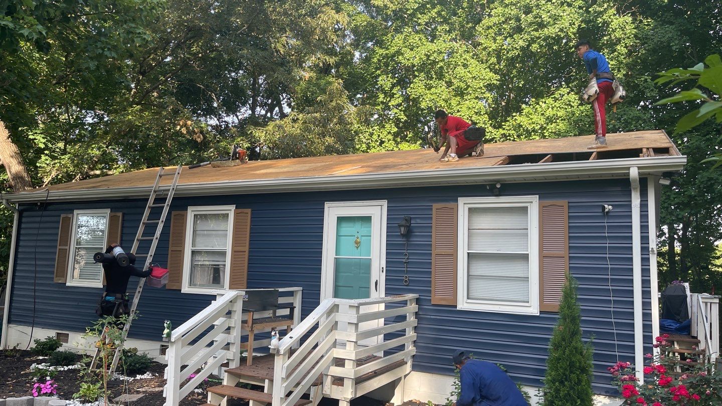 Roof replacement, gutters and interior repair by hail damage by Just Brilliant Restoration JBR