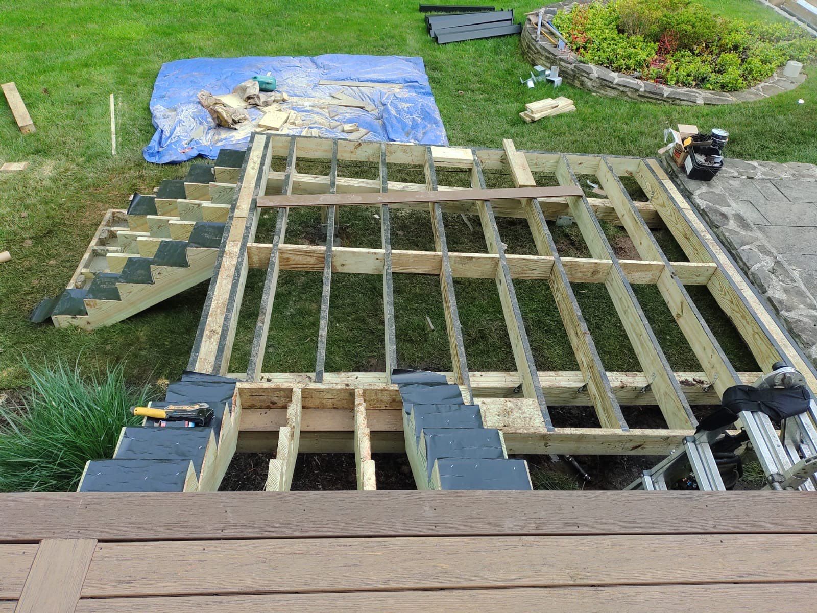 Deck Resurface with Extension by deck guardian