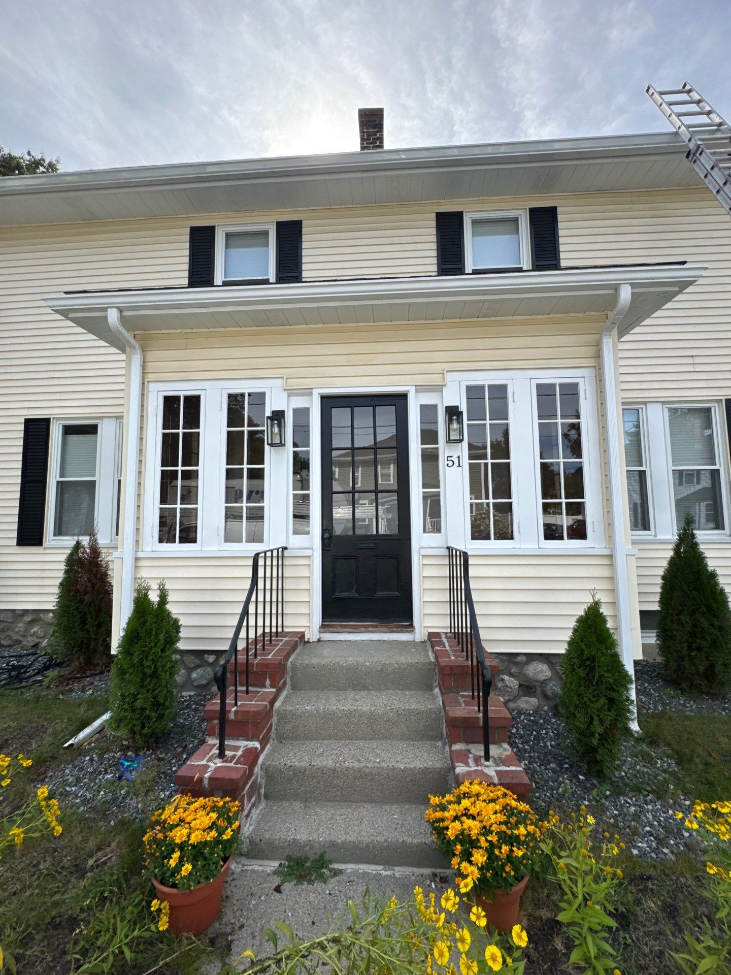 Seamless Gutter Installation with Crown Molding Adjustment | Maynard, MA by Mighty Dog Roofing of Greater Middlesex County