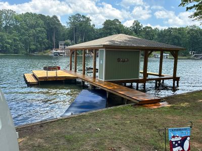 Dock using Wood Sealant