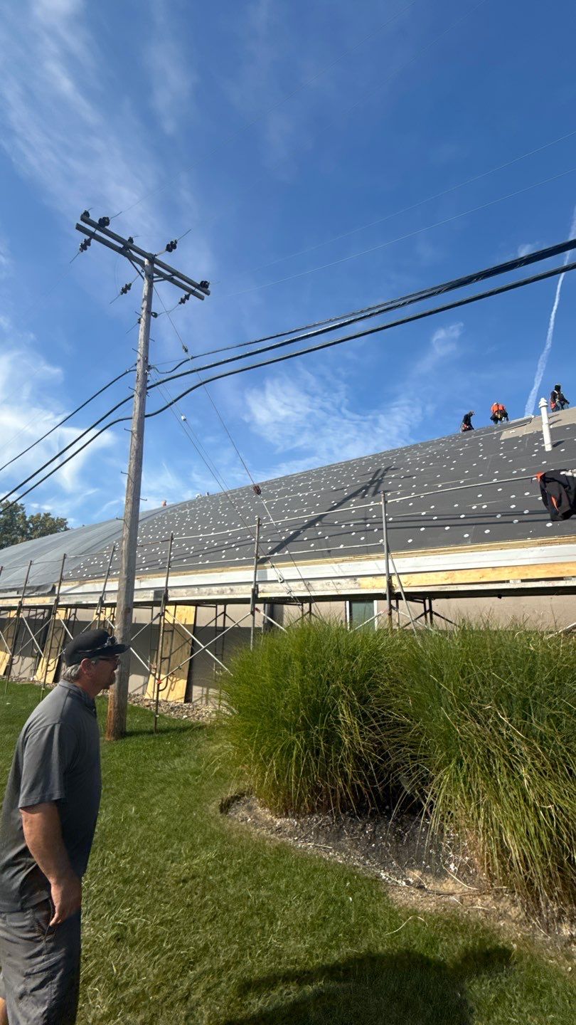 Project in Warrensville Heights by Commercial Roofing and Coating Systems