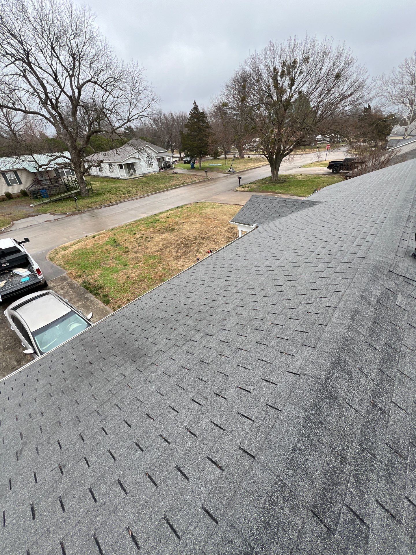 Storm damage restoration project by In & Out Construction & Remodeling, LLC