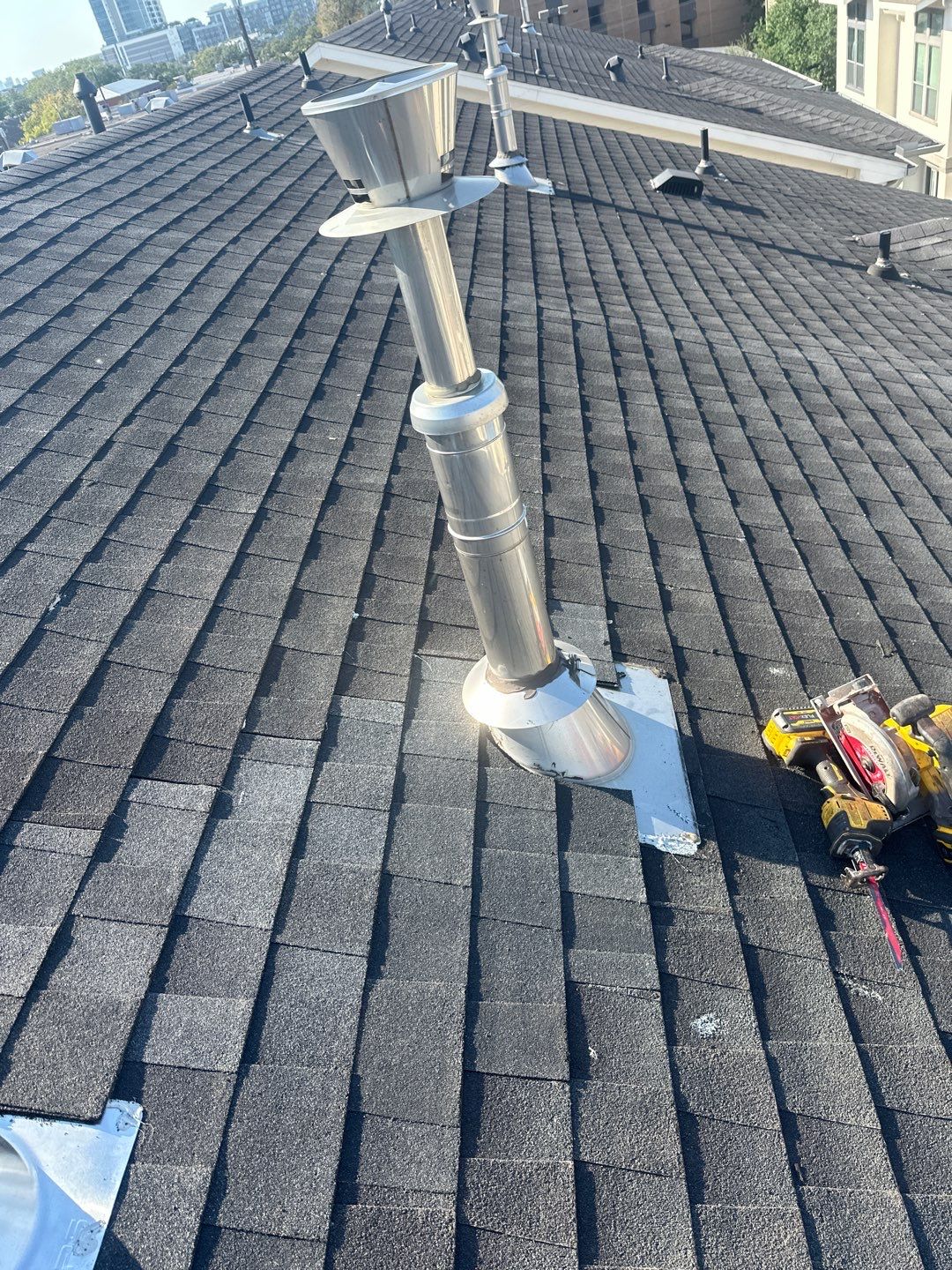 Hail Damage using Owen's Corning Duration (Lifetime) Shingles by Roof Repair Company