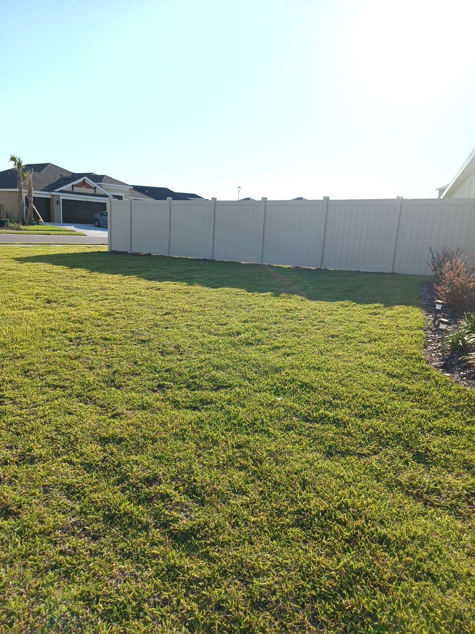 Palmetto, FL 6ft. Tall Tan Vinyl Privacy Fence  by Asap fence and gates, LLC