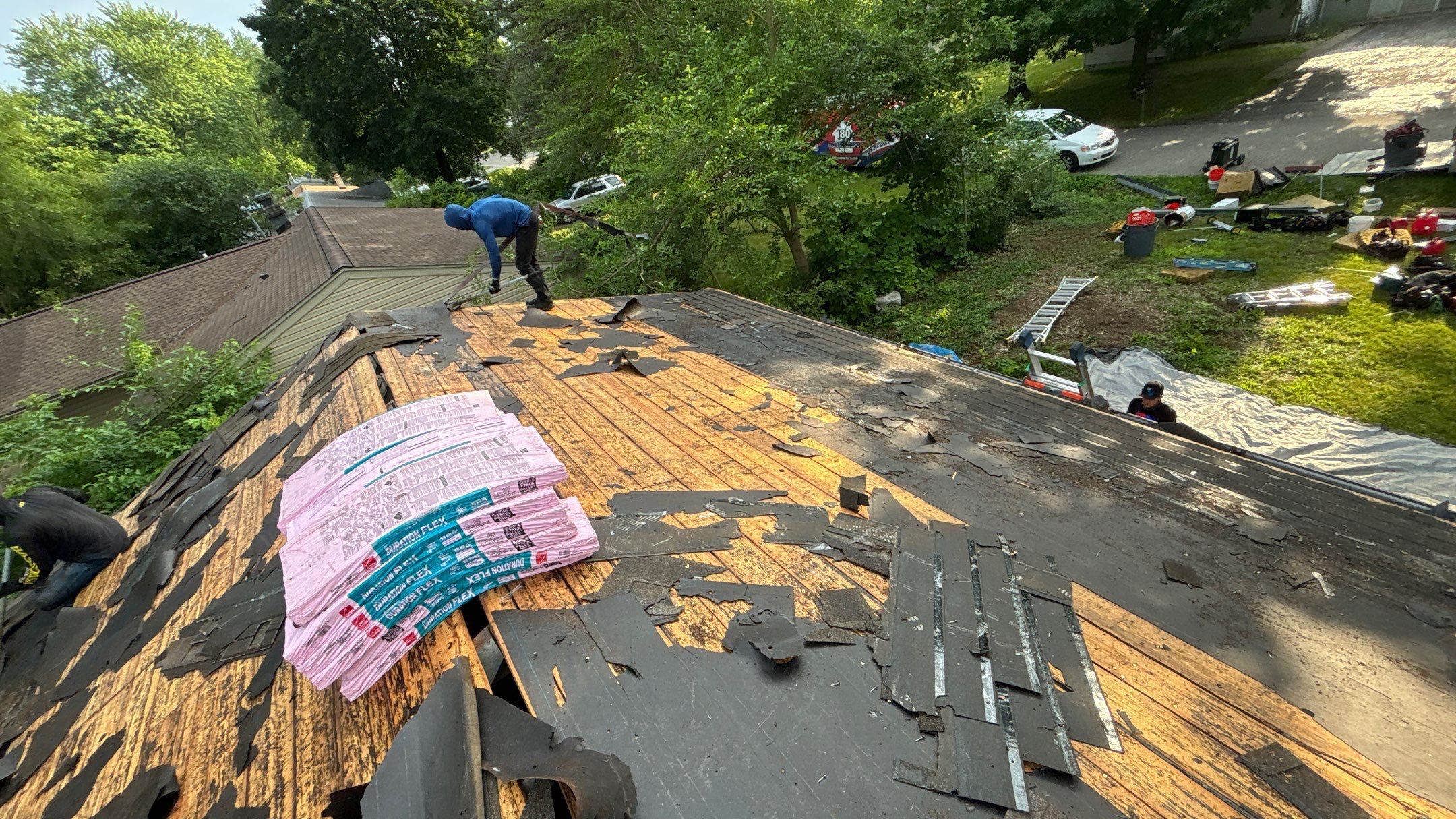Roof Replacement using Owens Corning Summer Harvest by 180 Contractors