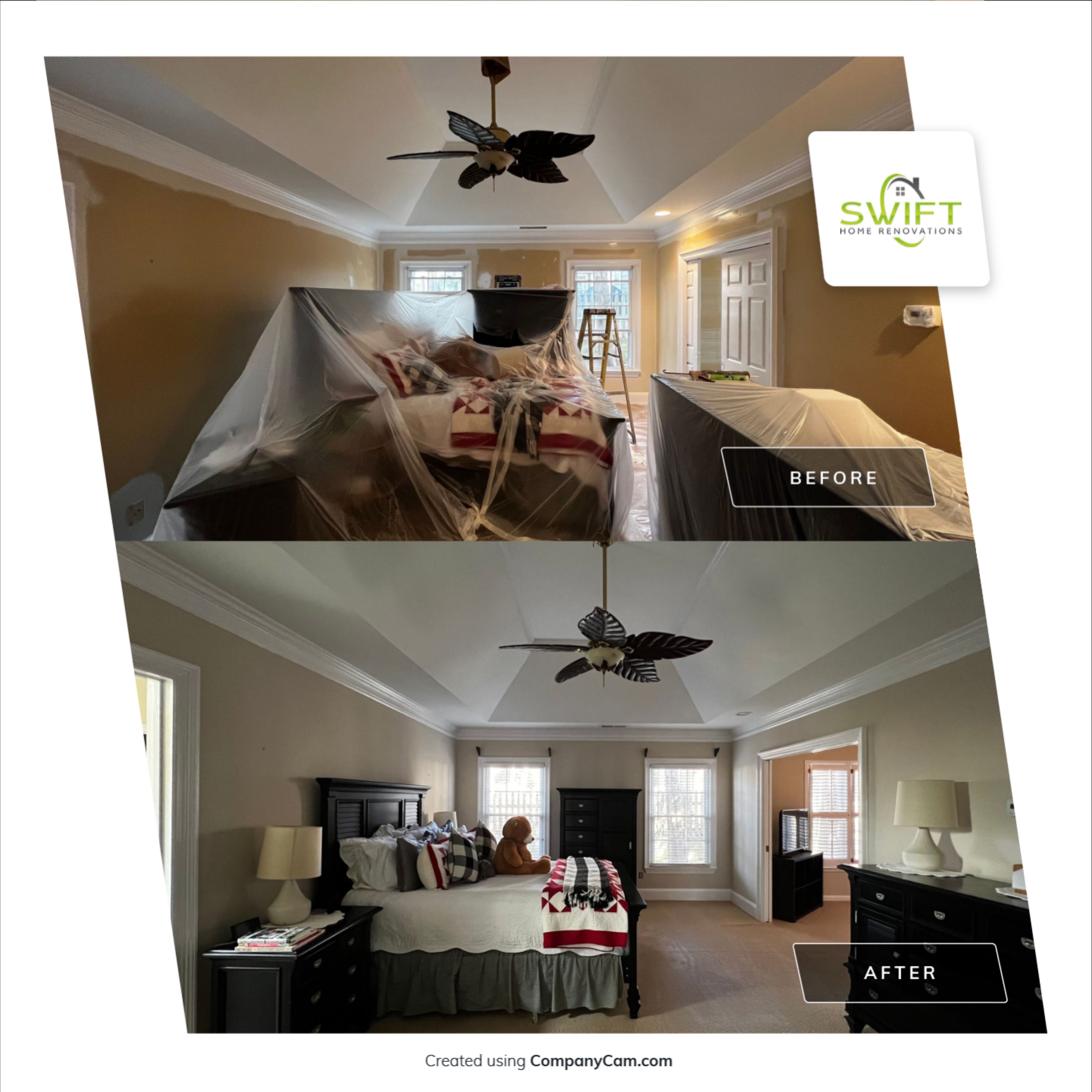 Comprehensive Interior Painting and Cabinet Refresh in Marietta by Swift Home Renovations