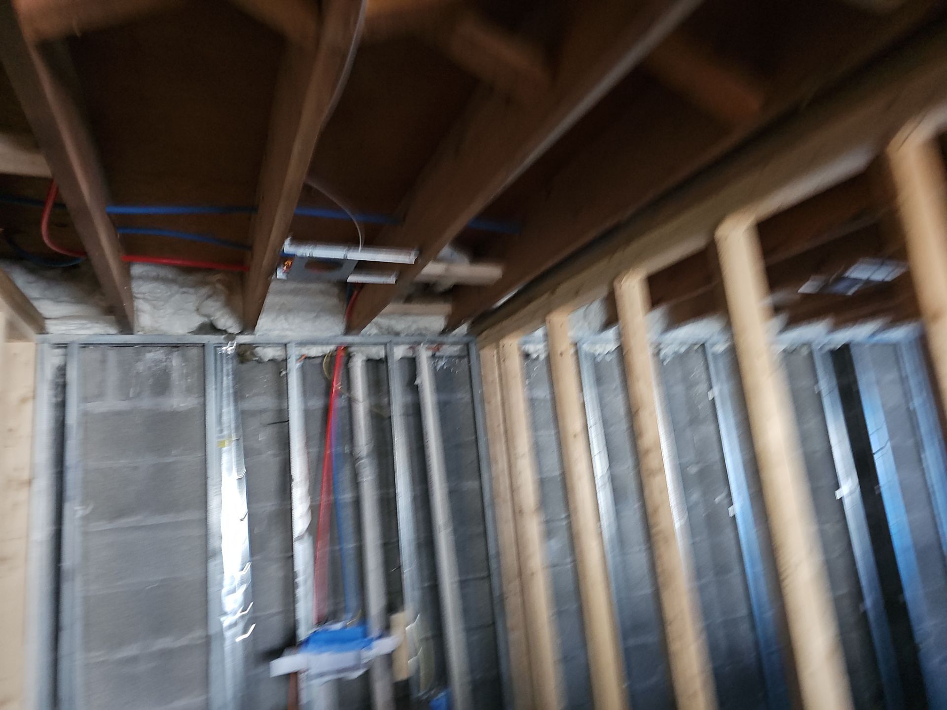 Basement Exterior Walls using Closed Cell Spray Foam by NYS Foam & Energy