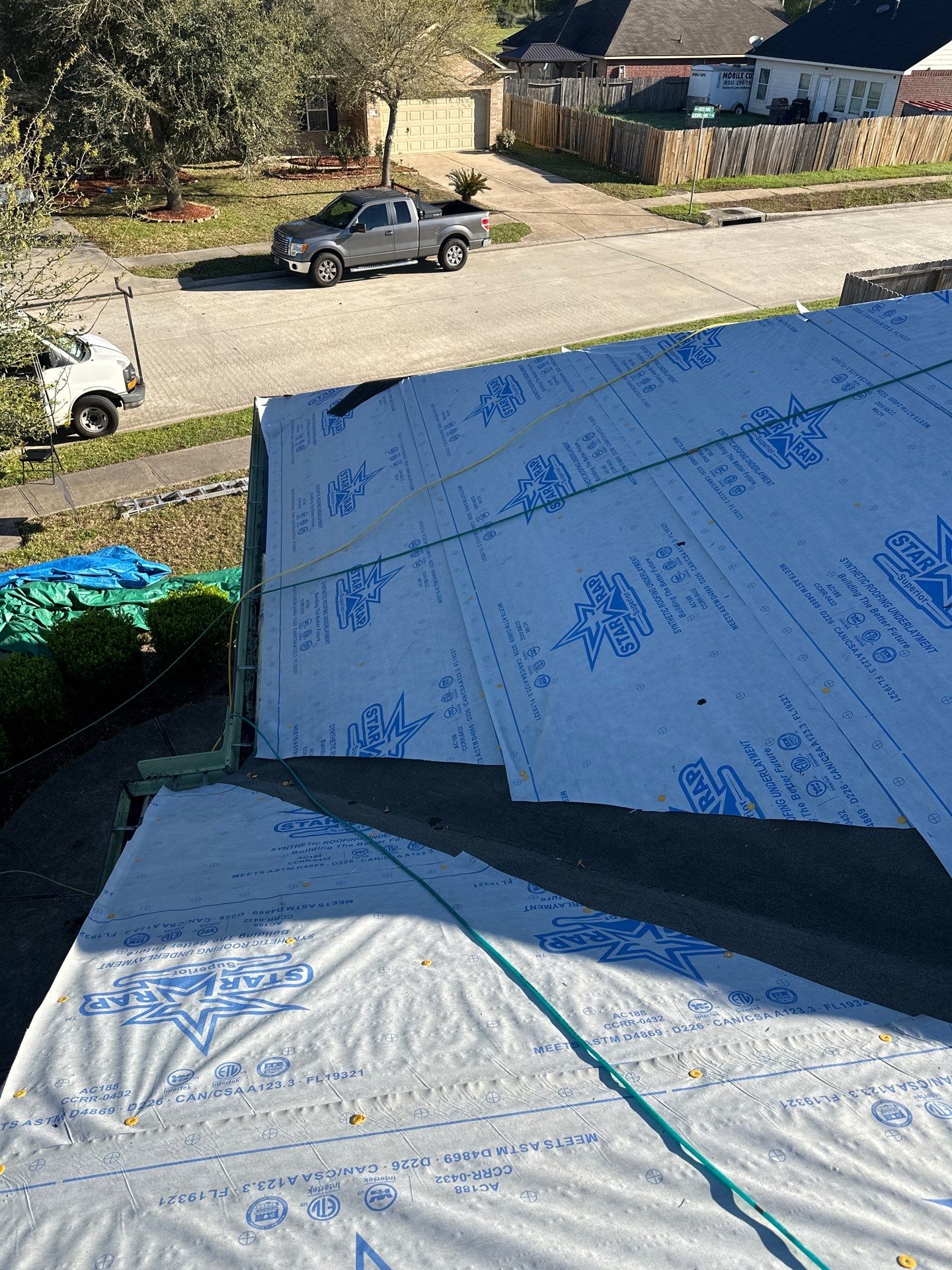 Project in Houston by Motion Roofing