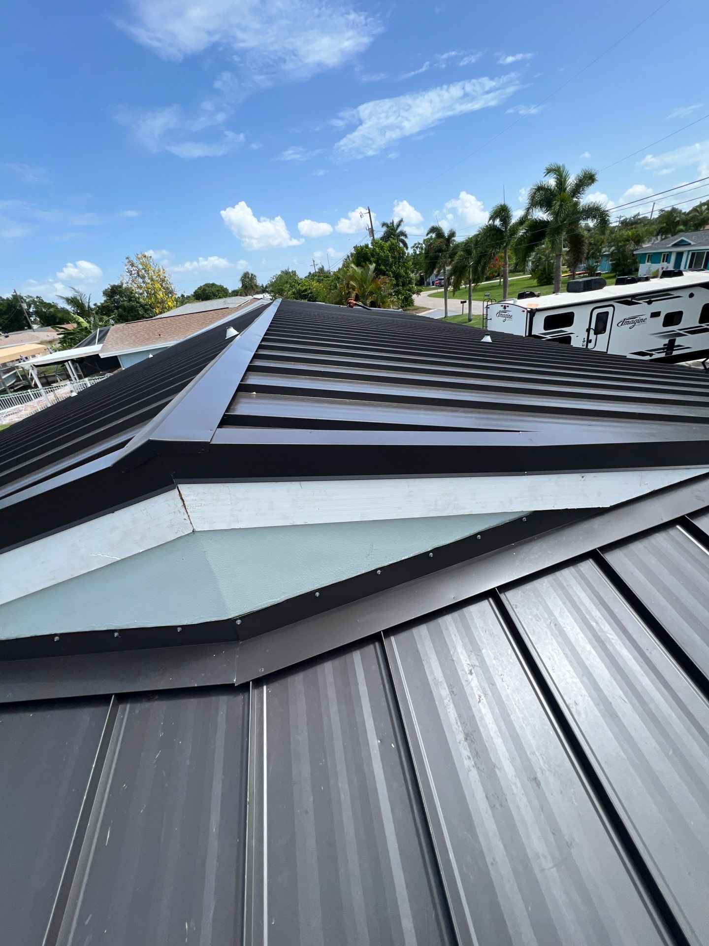 New Standing Seam Metal Roof Installation in North Fort Myers by cordova home services