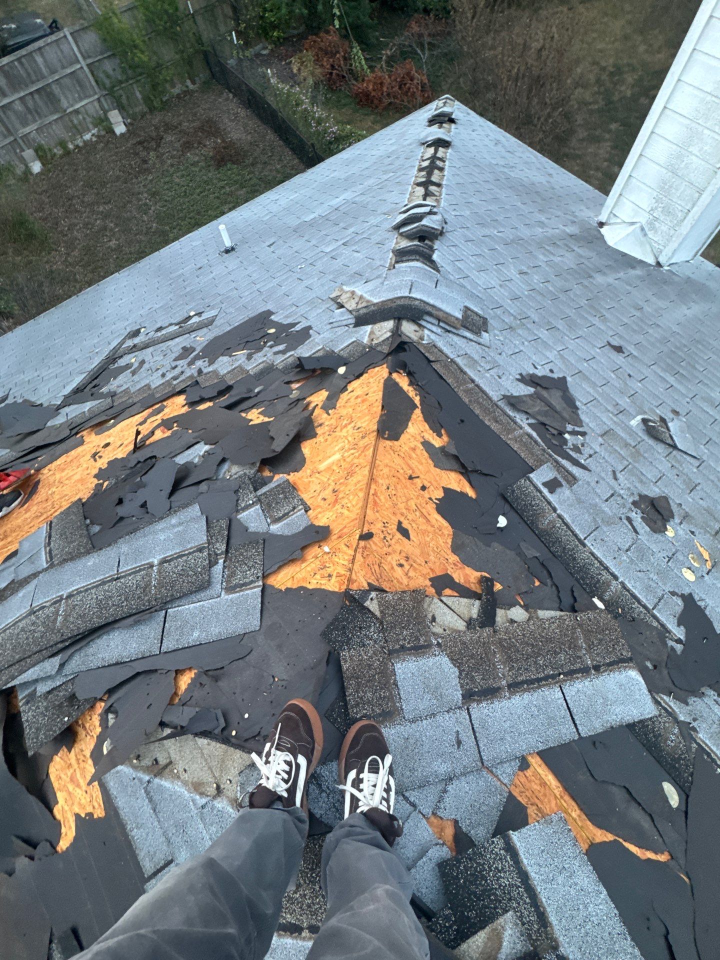 Residential Roof Replacement using Owens Corning - Duration - Shasta White by Action Exteriors