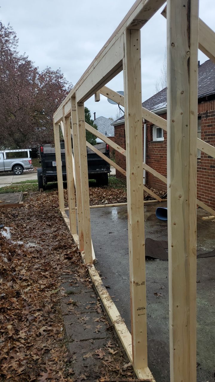 Tree Destroyed Patio Room by Absolute Roofing and Construction